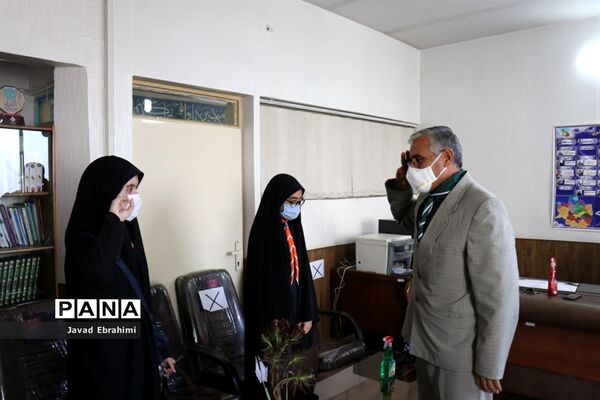 حضور پیشتازان در سازمان دانش آموزی خراسان رضوی  و تبریک سالروز تاسیس