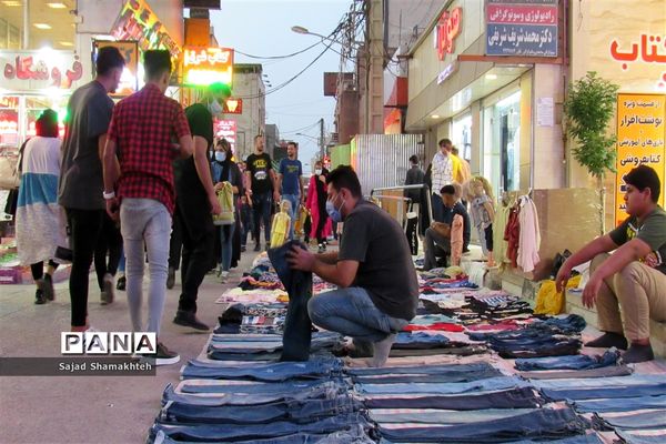 بازار اهواز در آستانه عید فطر زیر سایه کرونا