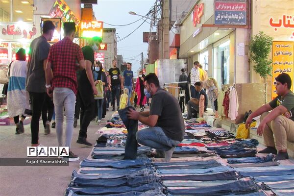 بازار اهواز در آستانه عید فطر زیر سایه کرونا