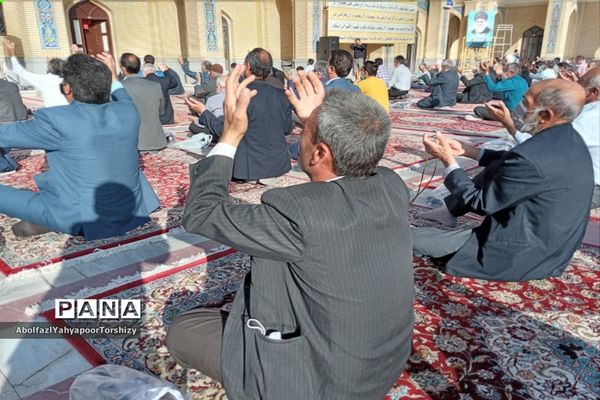 برگزاری مراسم نماز عید سعید فطردر زیارتگاه شهید مدرس کاشمر