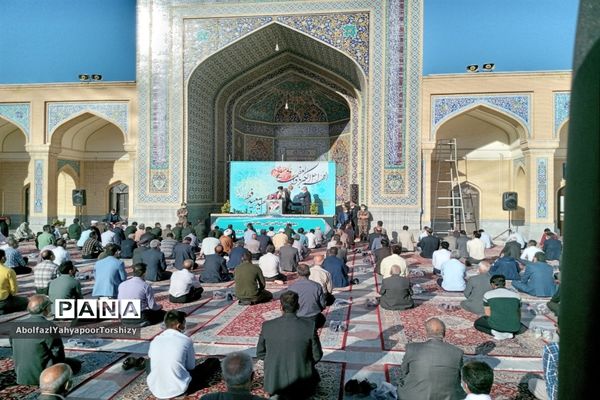 برگزاری مراسم نماز عید سعید فطردر زیارتگاه شهید مدرس کاشمر