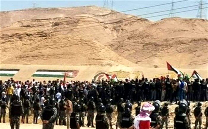 عزیمت هزاران اردنی به مرزها برای دفاع از فلسطین