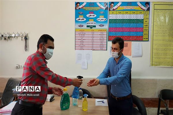 مانور پایش حوزه های برگزاری امتحانات حضوری