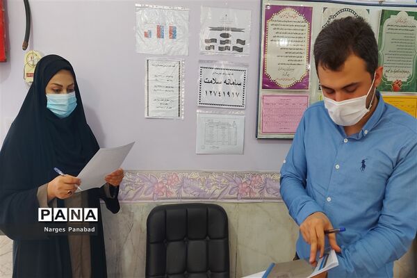 مانور پایش حوزه های برگزاری امتحانات حضوری