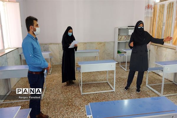 مانور پایش حوزه های برگزاری امتحانات حضوری