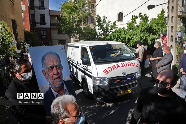 مراسم تشییع پیکر مرحوم اکبر ترکان