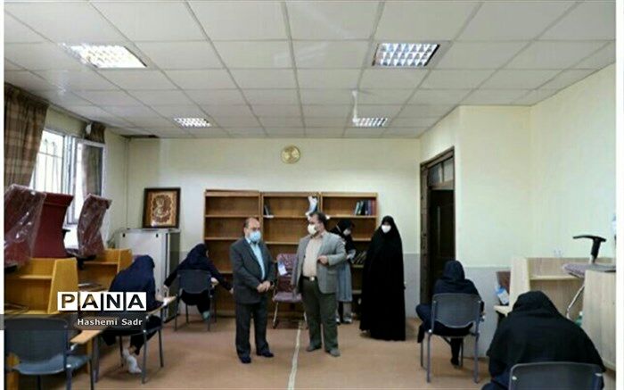 بازدید از حوزه های امتحان نهایی آموزش و پرورش ناحیه 2 مشهد