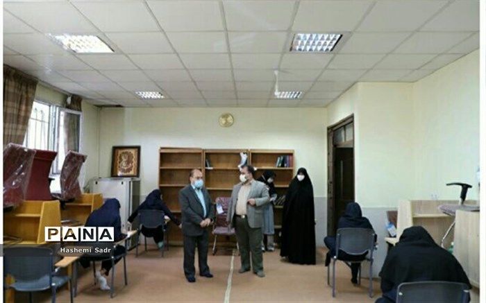 بازدید از حوزه های امتحان نهایی آموزش و پرورش ناحیه 2 مشهد