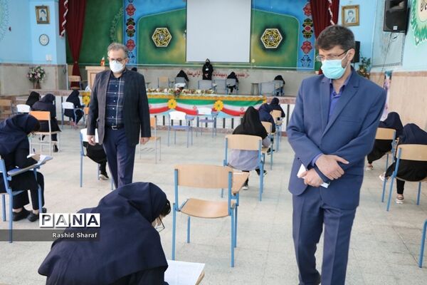 بازدید معاون آموزش متوسطه آذربایجان غربی از فرآیند برگزاری امتحانات نهایی