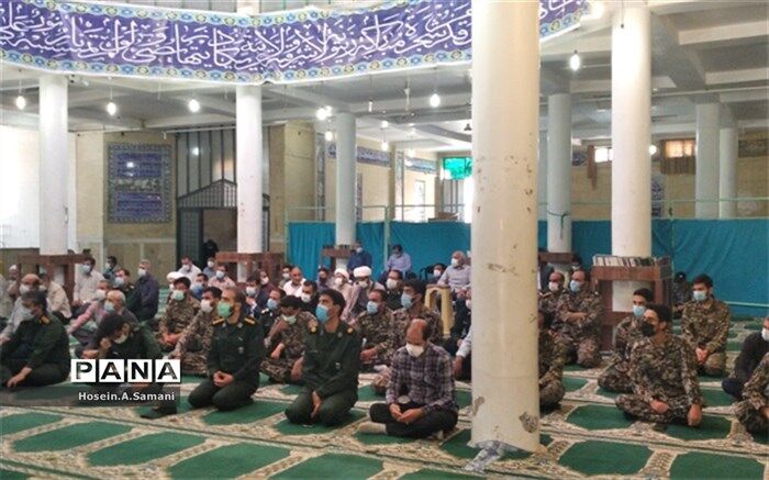 نماز جمعه میزبان بسیجیان فعال شهرستان سامان