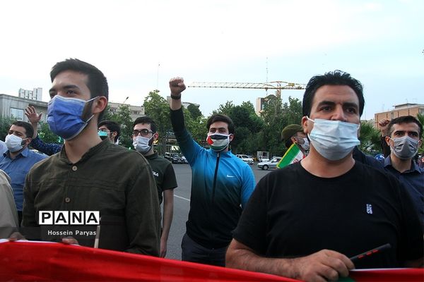 جشن پیروزی جبهه مقاومت فلسطین