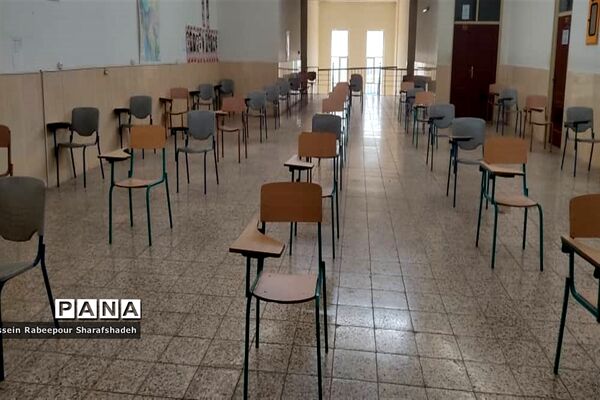 بازدید کارشناس سلامت و تندرستی منطقه 16 از حوزه‌های امتحانات نهایی1400