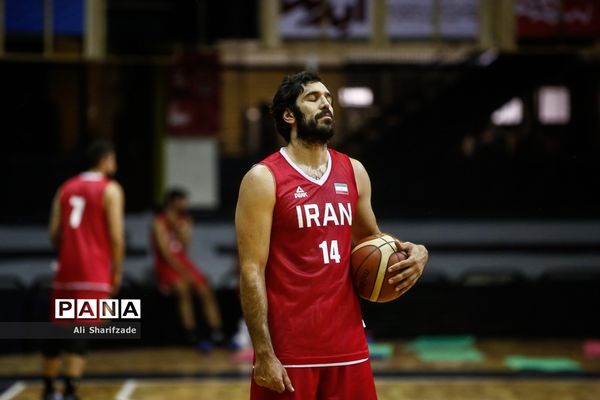 تمرین تیم ملی بسکتبال