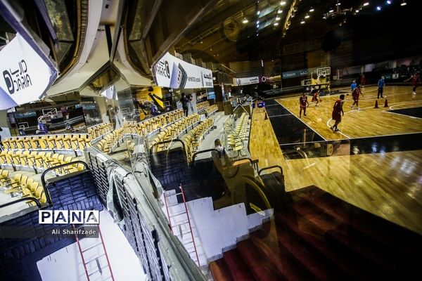 تمرین تیم ملی بسکتبال