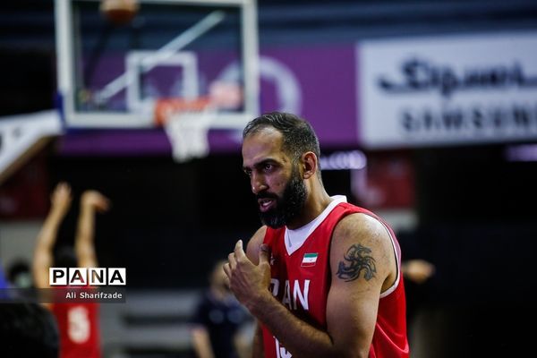 تمرین تیم ملی بسکتبال