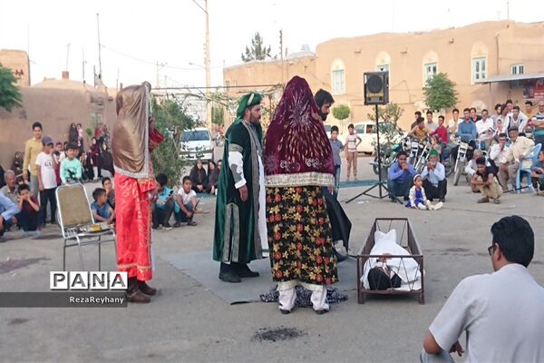 تعزیه معجزات امام رضا (ع) در رزق آباد کاشمر