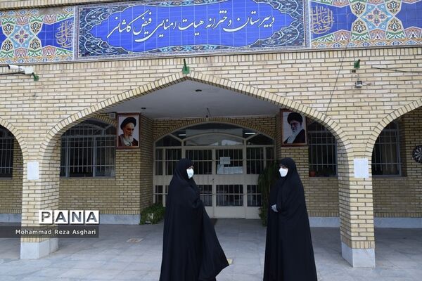 بازدید کارشناس مسئول بهداشت منطقه 14 از حوزه‌های امتحانات نهایی