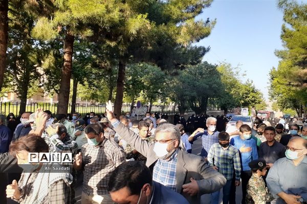 تشییع پیکر مطهر شهید ابوالقاسم دشتیان