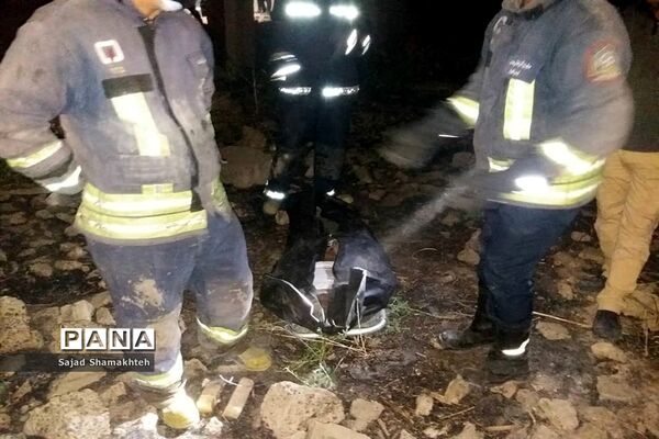 کشته شدن۲ نفر  براثر آتش سوزی و ریزش آوار در اهواز