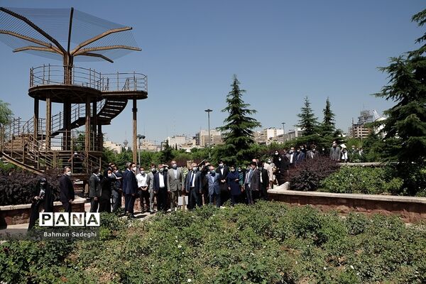 مراسم احیای بوستان اکو