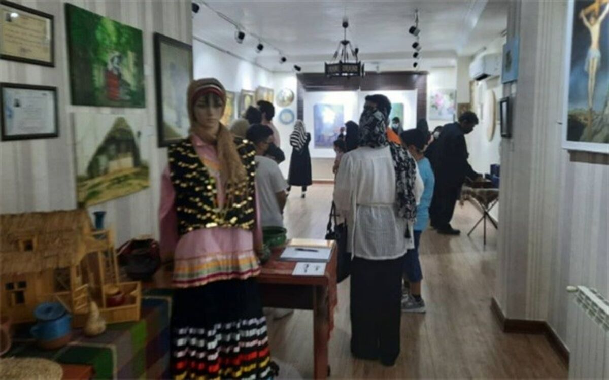 آثار هنرمندان صنایع دستی  ایران و ترک به نمایش درآمد