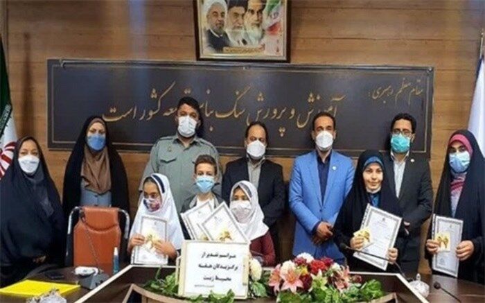 مراسم تقدیر از برگزیدگان مسابقه نقاشی هفته محیط زیست