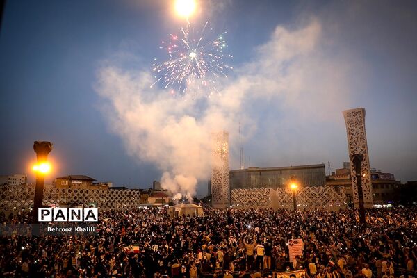 جشن پیروزی ابراهیم رئیسی در انتخابات ریاست جمهوری_1
