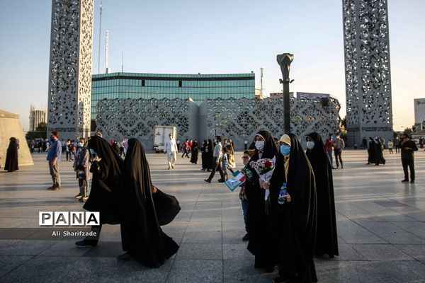 جشن پیروزی ابراهیم رئیسی در انتخابات ریاست جمهوری