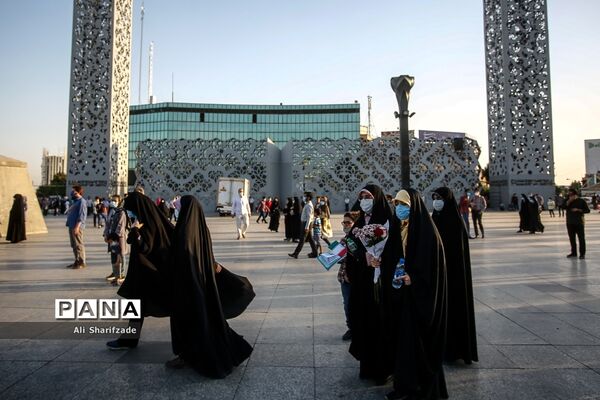 جشن پیروزی ابراهیم رئیسی در انتخابات ریاست جمهوری