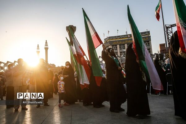 جشن پیروزی ابراهیم رئیسی در انتخابات ریاست جمهوری