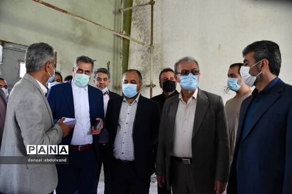 بازدید معاون وزیر آموزش و پرورش از طرح های عمرانی آموزش و پرورش محمودآباد