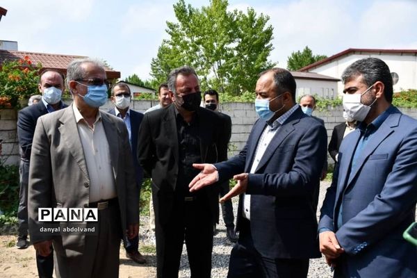 بازدید معاون وزیر آموزش و پرورش از طرح های عمرانی آموزش و پرورش محمودآباد