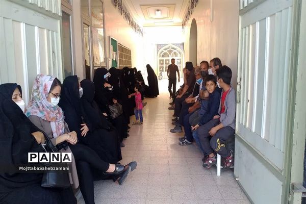 حضور  پرشور مردم در پای صندوق های رای شهرستان کاشمر