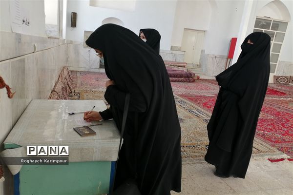 حضور مردم ولایتمدار بشرویه در انتخابات ریاست‌جمهوری ۱۴۰۰