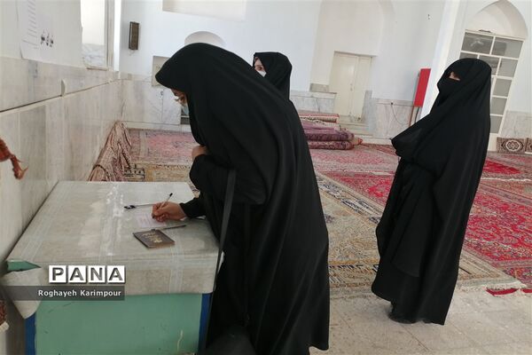 حضور مردم ولایتمدار بشرویه در انتخابات ریاست‌جمهوری ۱۴۰۰
