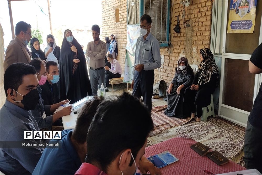 حضور پر شور روستاییان در انتخابات ۱۴۰۰