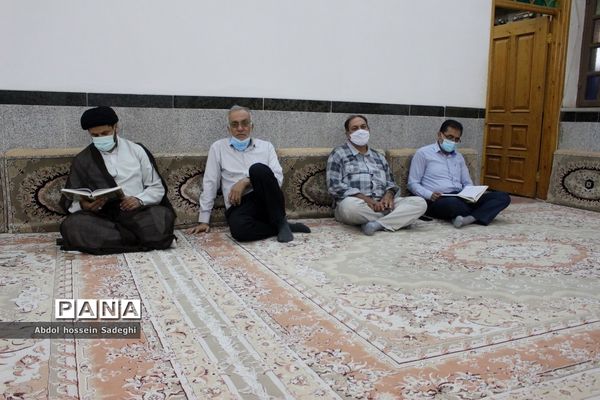 غبارروبی گلزار شهدای بوشهر