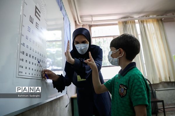 افتتاحیه طرح سنجش سلامت جسمانی و آمادگی تحصیلی نوآموزان