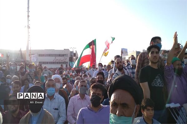 جشن مردم مشهد برای پیروزی رئیس جمهوری منتخب