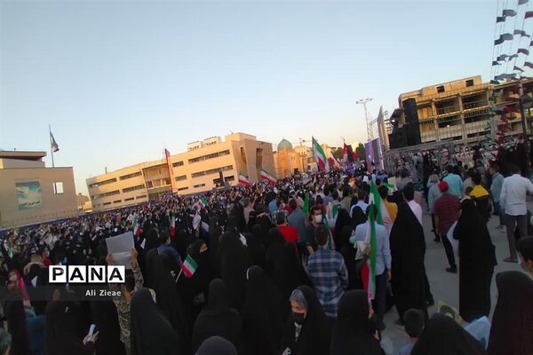 جشن مردم مشهد برای پیروزی رئیس جمهوری منتخب