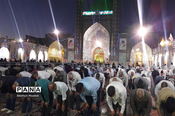 برگزاری جشن میلاد  امام رضا(ع) در امامزاده سید حمزه شهرستان کاشمر