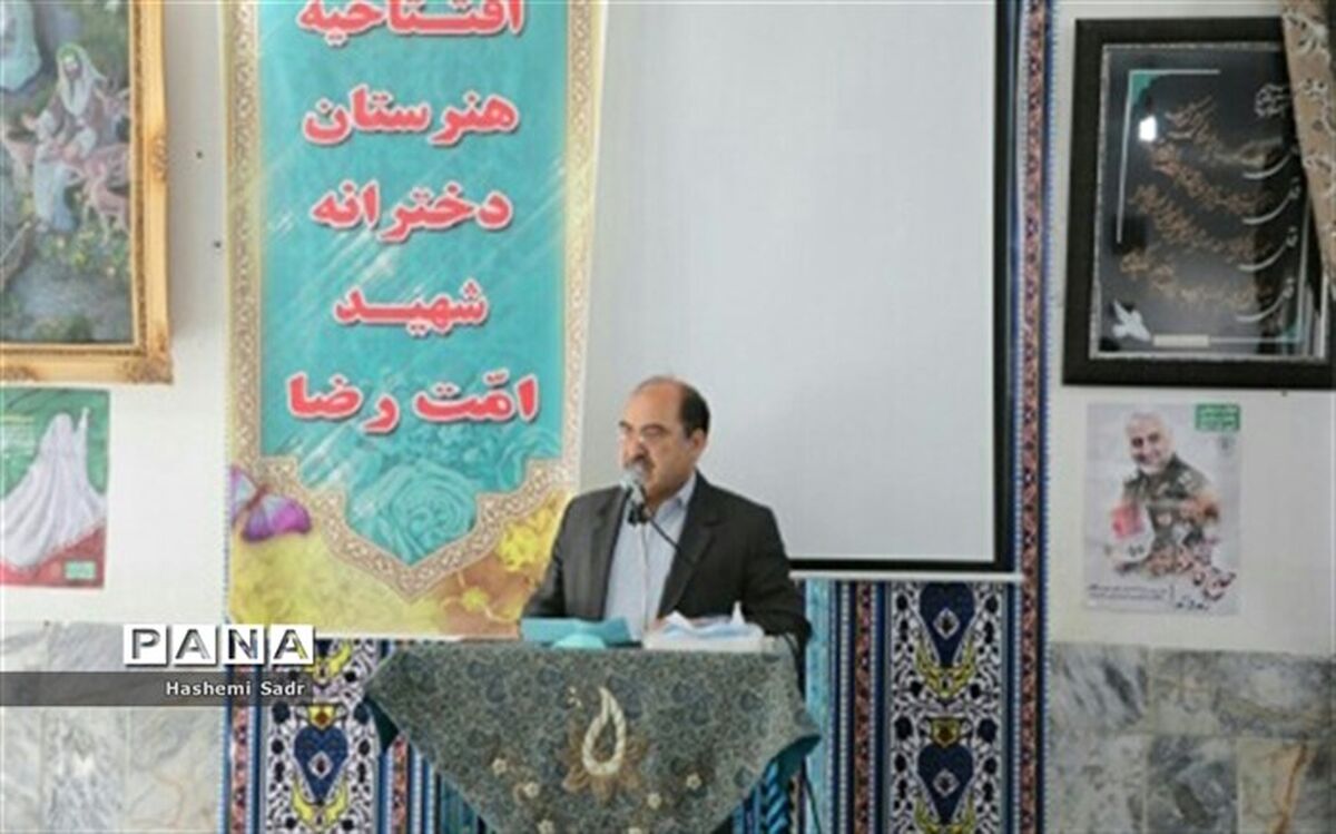 آئین بهره‌برداری از هنرستان مستقل دخترانه شهید امت رضا