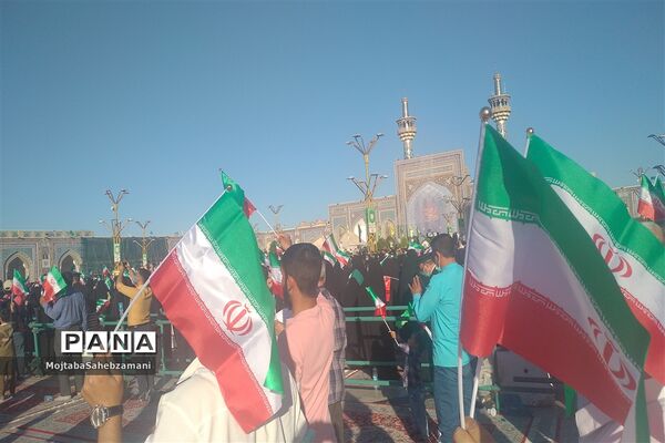 جشن ولادت امام رضا (ع) با حضور رئیس جمهور منتخب مردم در حرم مطهر رضوی