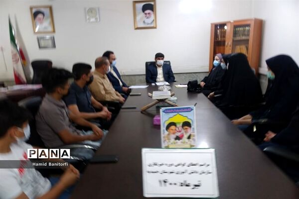 اعطای گواهی خبرنگاری خبرنگاران پانا شهرستان حمیدیه
