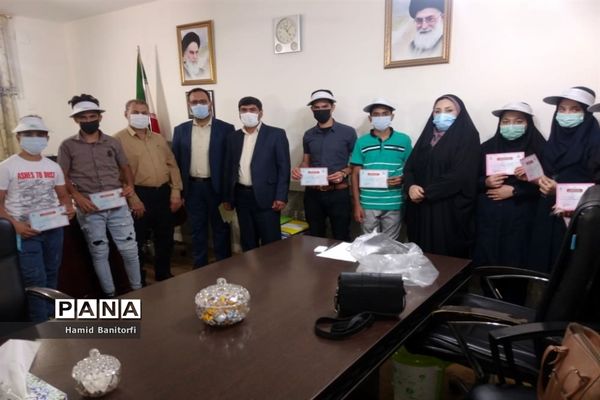 اعطای گواهی خبرنگاری خبرنگاران پانا شهرستان حمیدیه