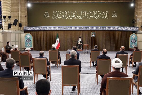دیدار رئیس و مسئولان قوه قضائیه با رهبر معظم انقلاب اسلامی