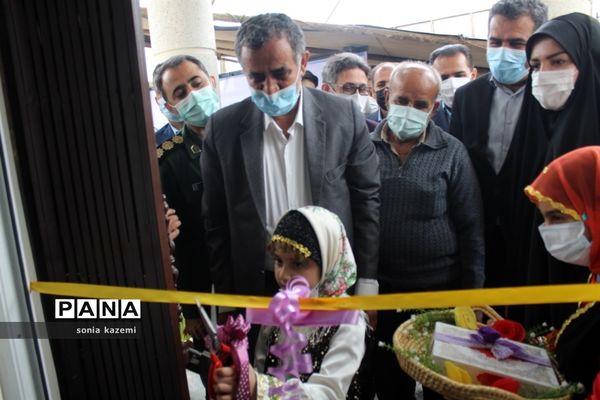 آیین افتتاح کتابخانه عمومی اسبوکلا ساری