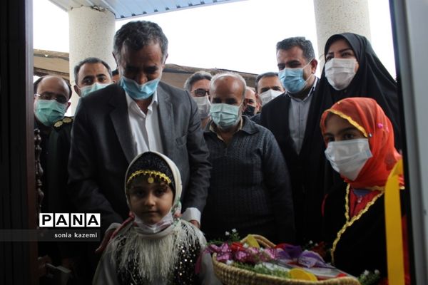 آیین افتتاح کتابخانه عمومی اسبوکلا ساری