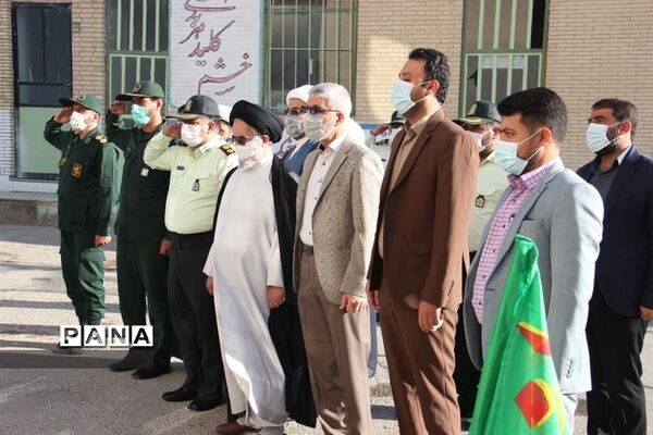 صبحگاه مشترک یگان‌های نیروهای مسلح ابرکوه