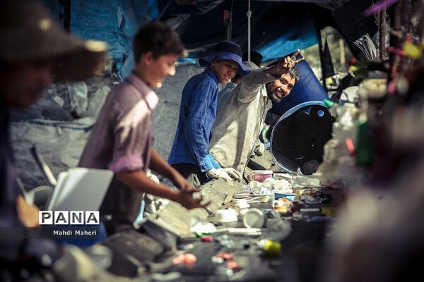 جایی میان زباله‌ها